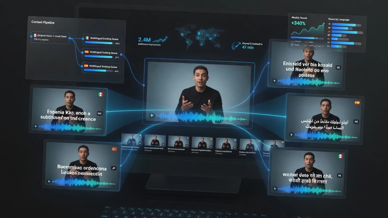 Mehrsprachiger YouTube-Dubbing-Workflow mit lokalem KI Voice Cloning