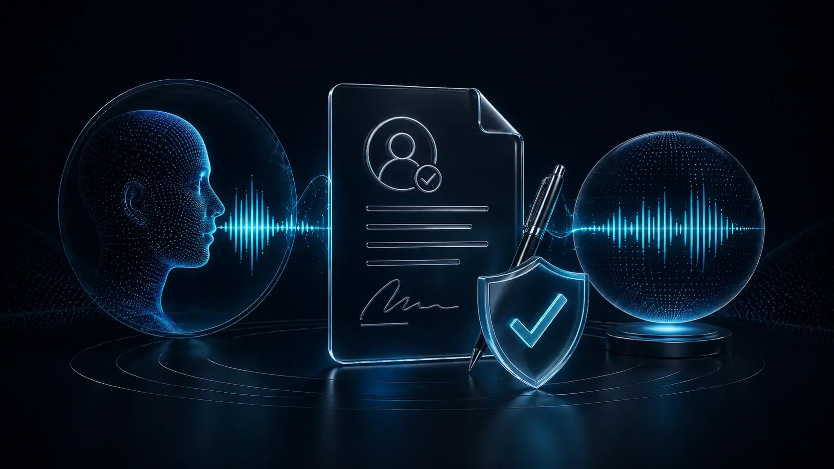 Voice-Cloning-Checkliste mit Zustimmung Identität Transparenz sicherer Speicherung und erlaubter Nutzung
