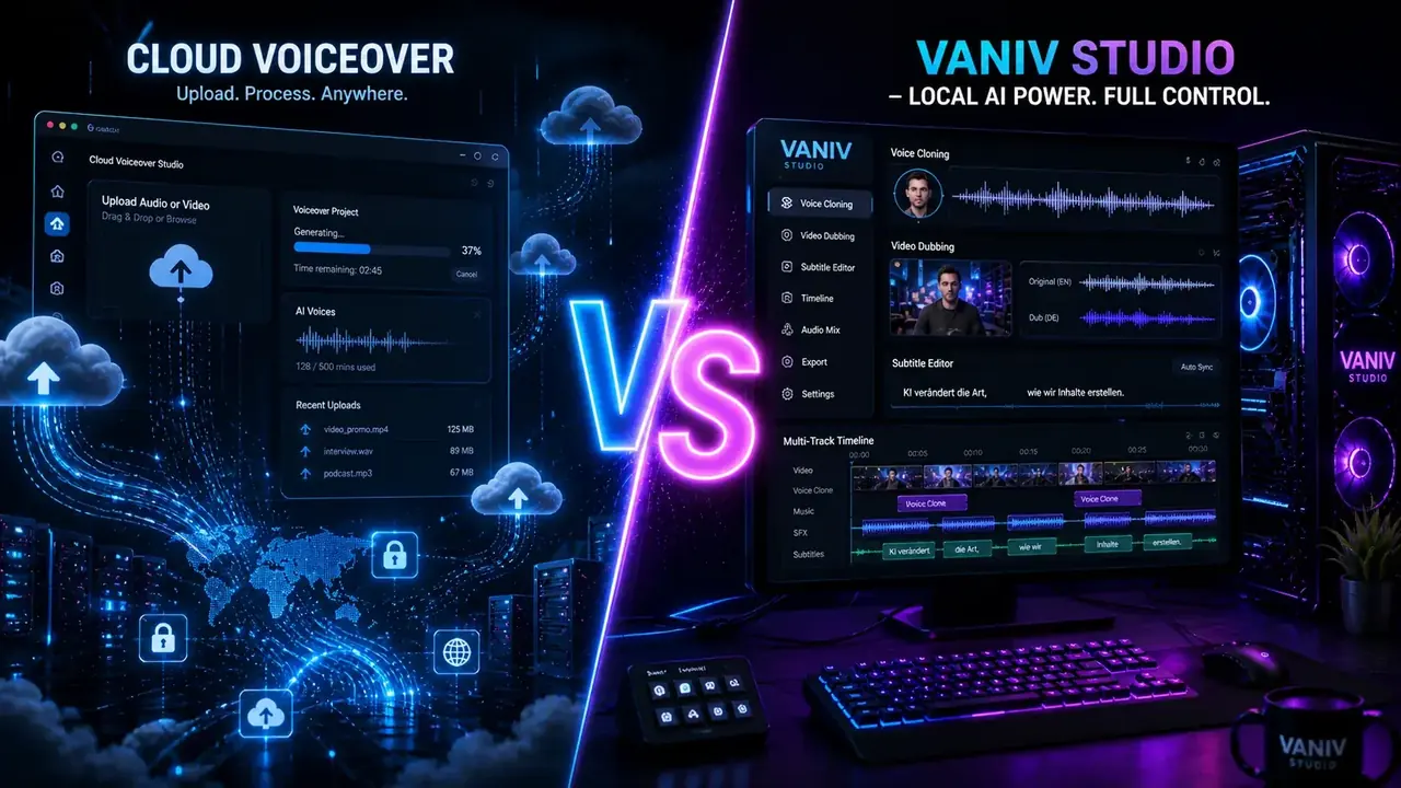 VANIV vs Murf AI 2026 – Cloud Voiceover or Local AI?