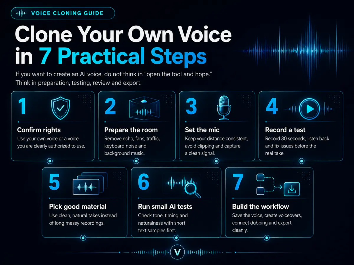 Clone your own voice in 7 practical steps voice cloning guide by VANIV Studio
