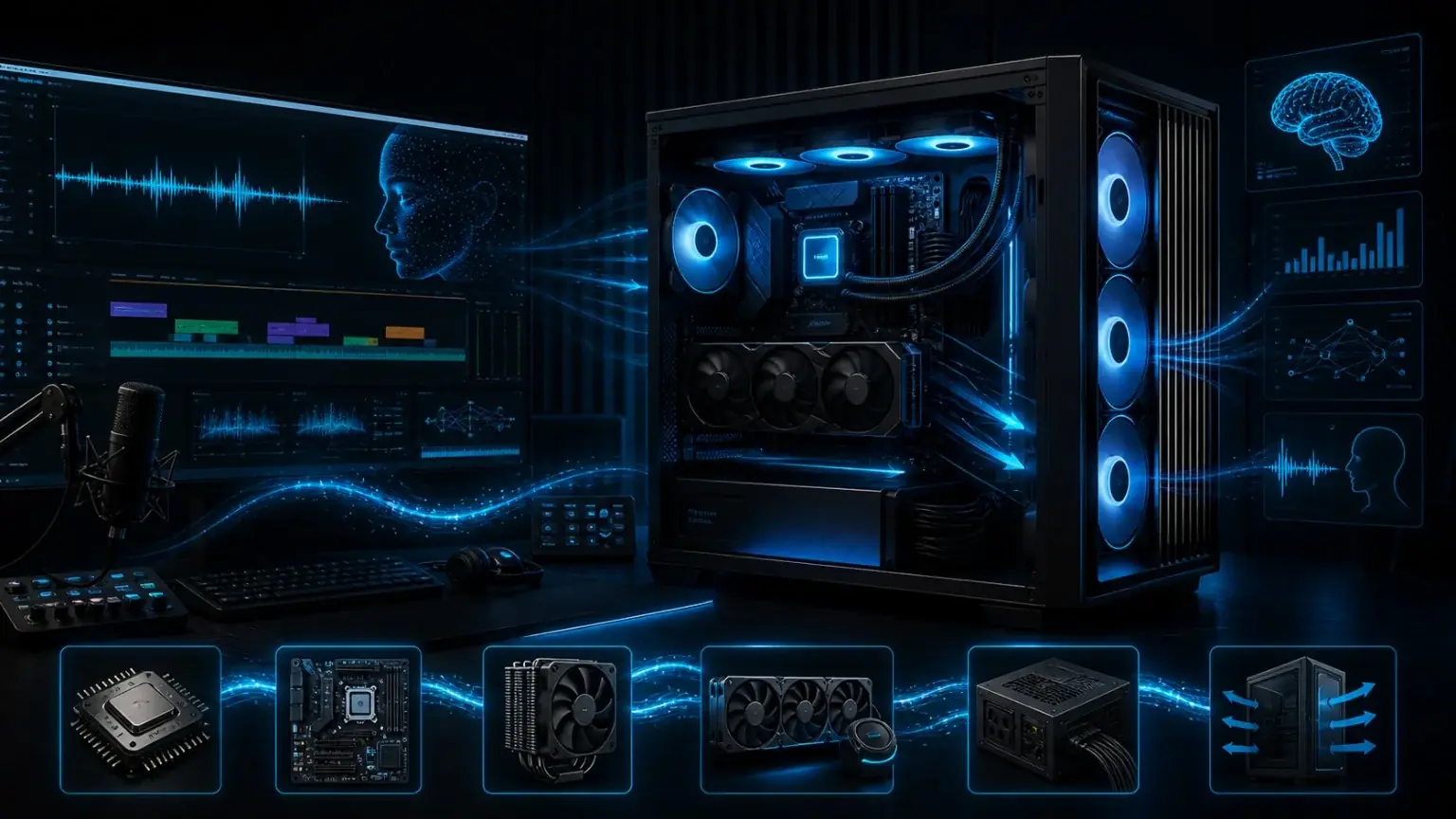 Creator PC für lokale KI Video Übersetzung und Voice Cloning
