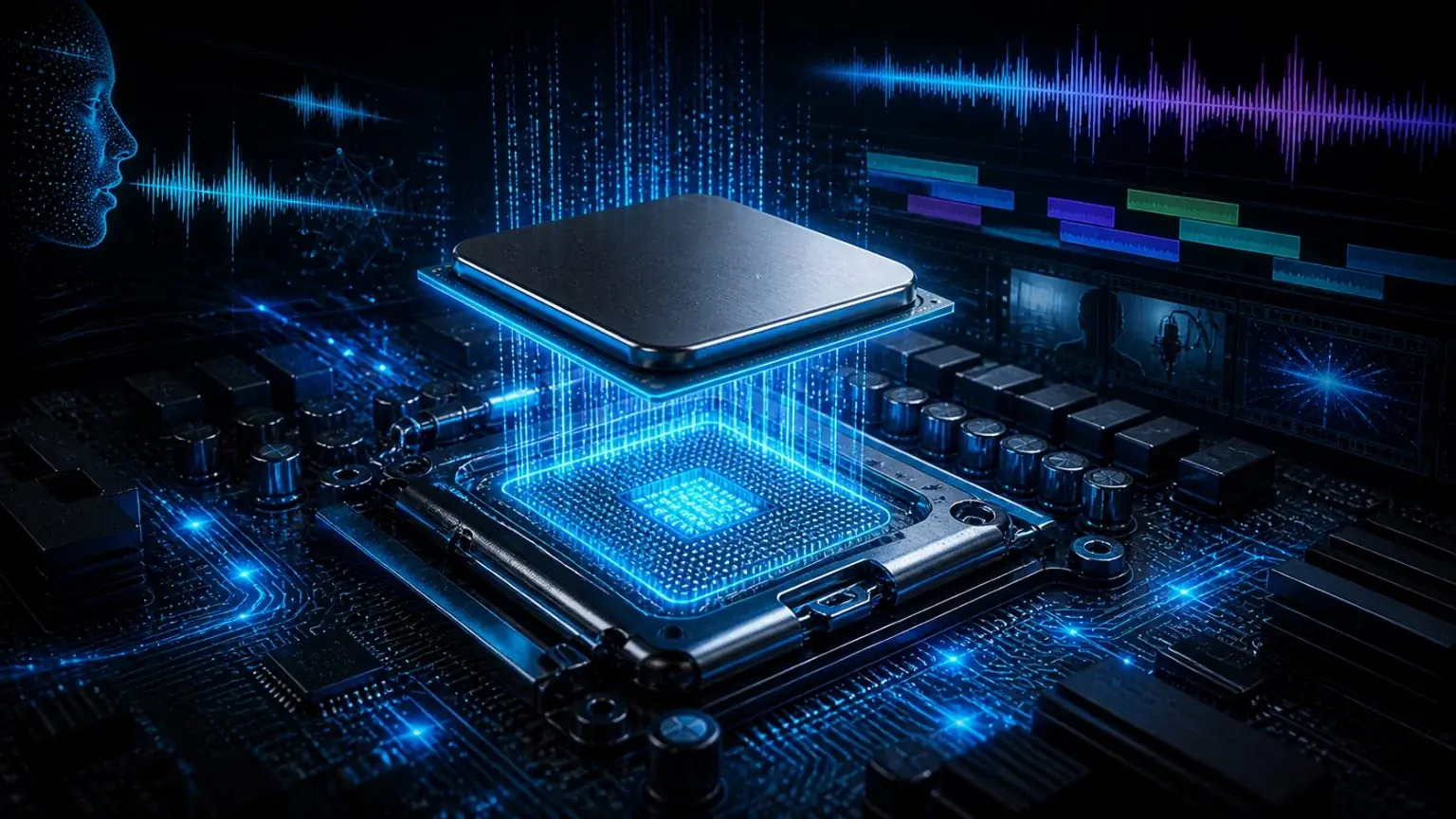 Procesador Ryzen 7 para workstation de IA local, clonación de voz y texto a voz