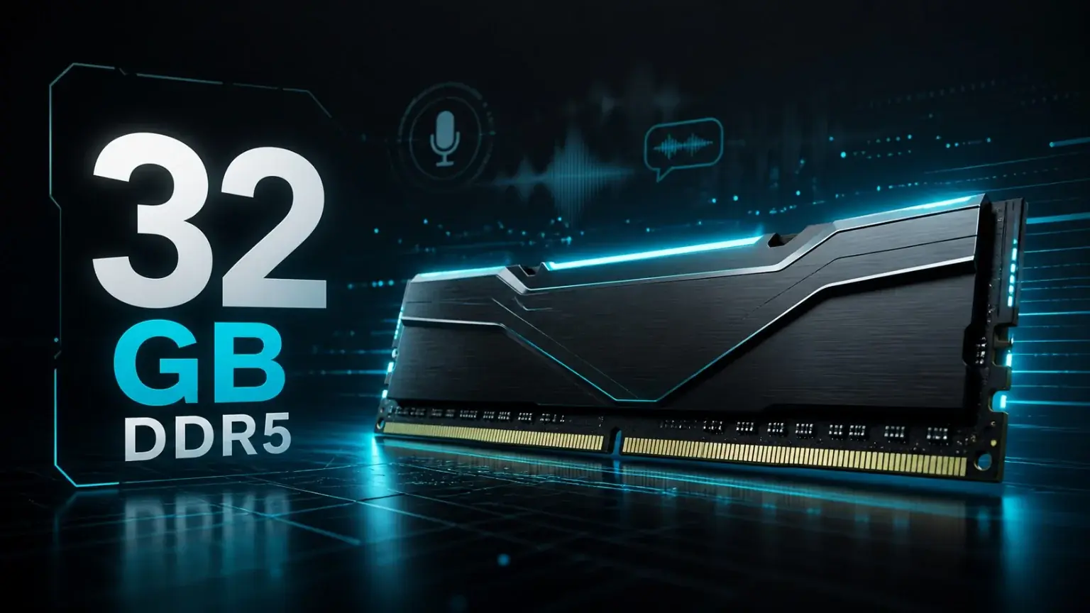 32 GB DDR5 RAM für lokale KI Einstieg, Voice Cloning und Text-to-Speech