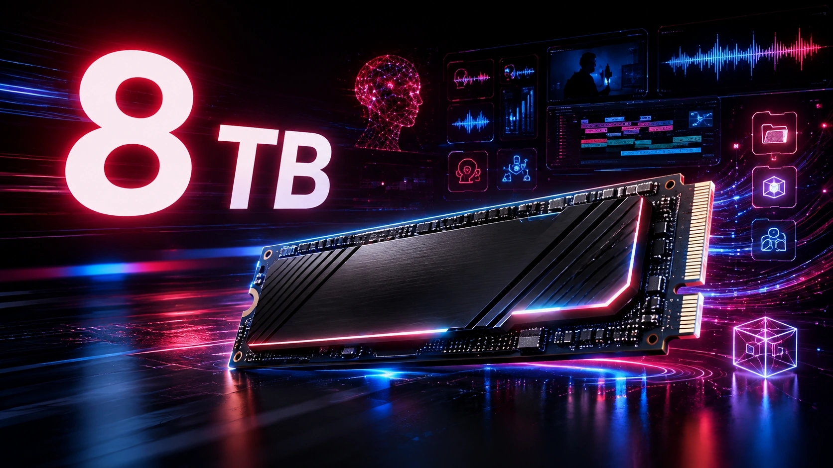 Samsung 9100 PRO with Heatsink 8 TB – Für große Archive, Agenturen und besonders lange Projekte.